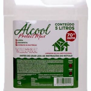 Álcool Etílico Hidratado 70º INPM 5L Valtrick